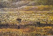 Vincent Van Gogh Scheveningen beach in stormy weather oil painting on canvas